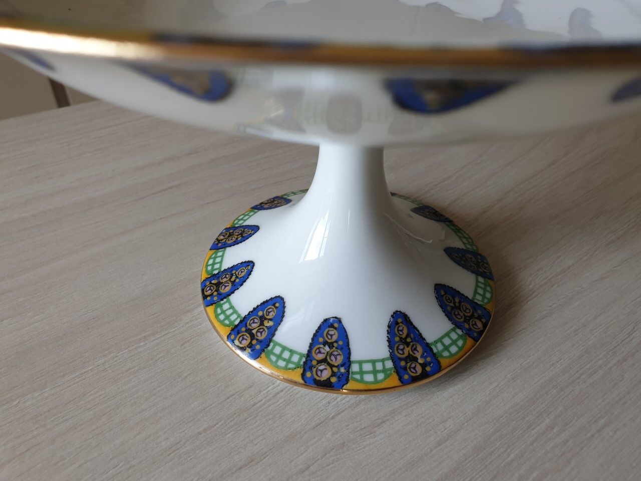 Antique porcelain compotier