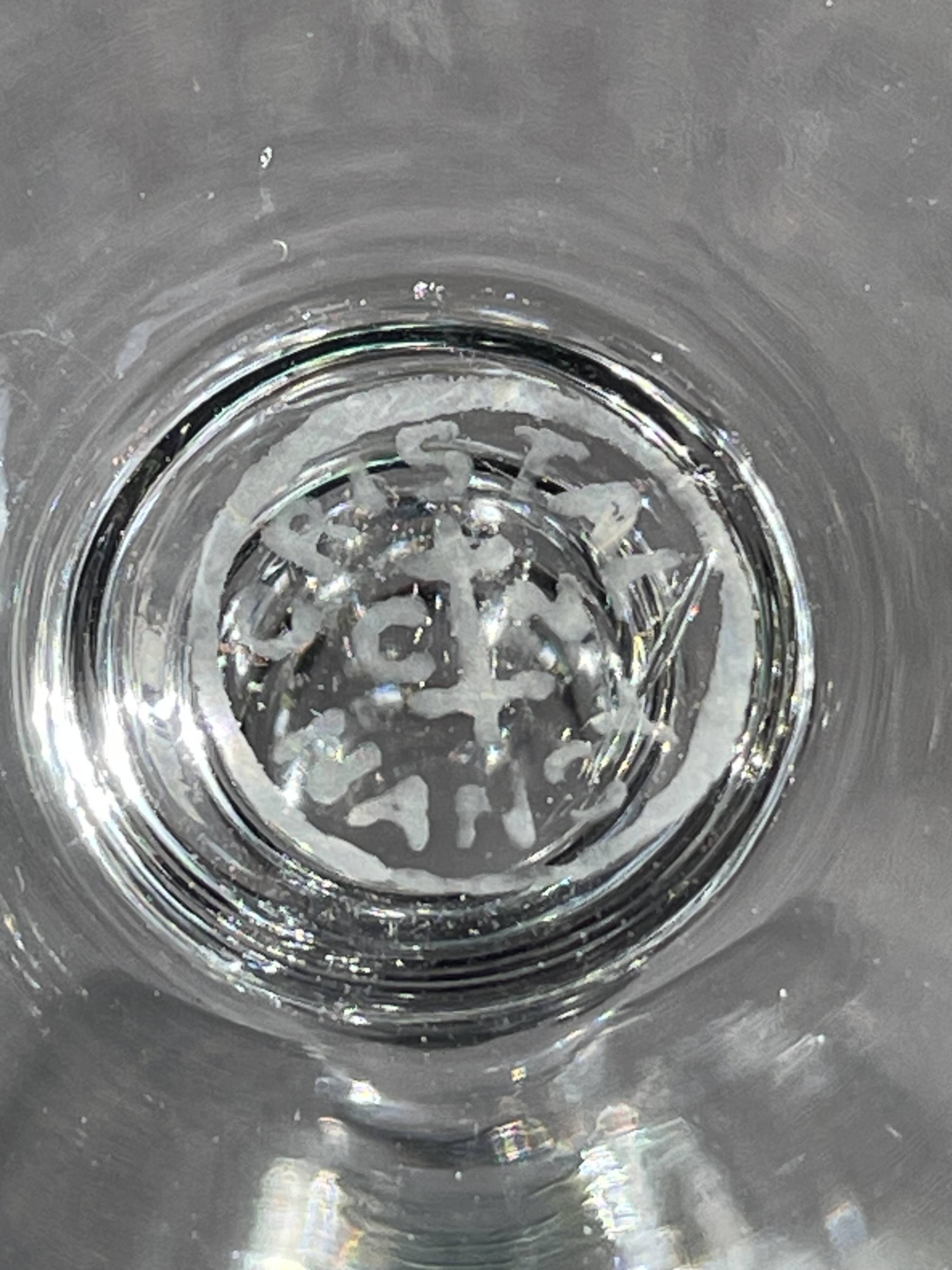 6 port glasses – Cristallerie de Nancy (1920-1934)