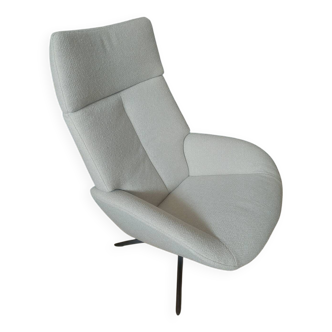 Fauteuil blanc contemporain