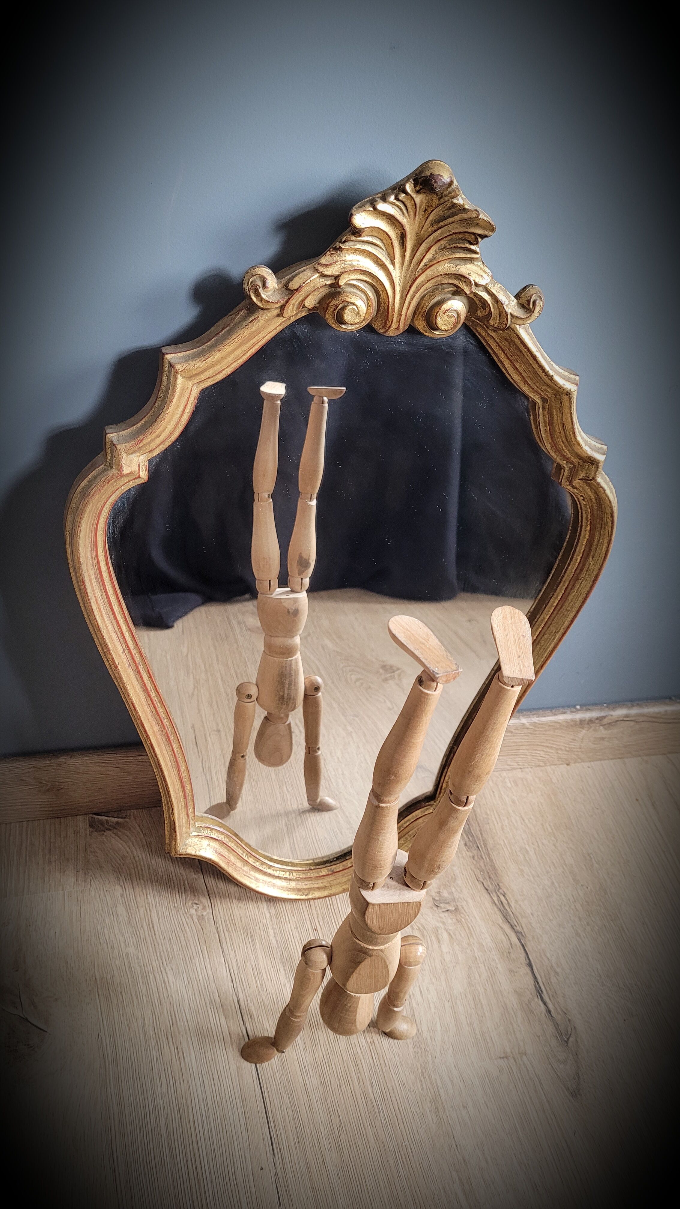 Baroque Golden Mirror 12 49x32cm