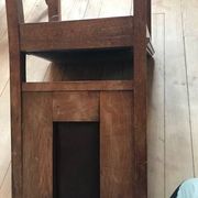 Lot de 5 chaises Art deco + une avec pied cassé