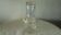 Night service in glass carafe and nacre effect glass.