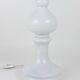 White Bishop chess lamp by Ivan Jakes, made of white glass, Czechoslovakia, 1970s.