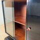 French Art Deco Half Cabinet in Black Lacquer and Mahogany, 1930