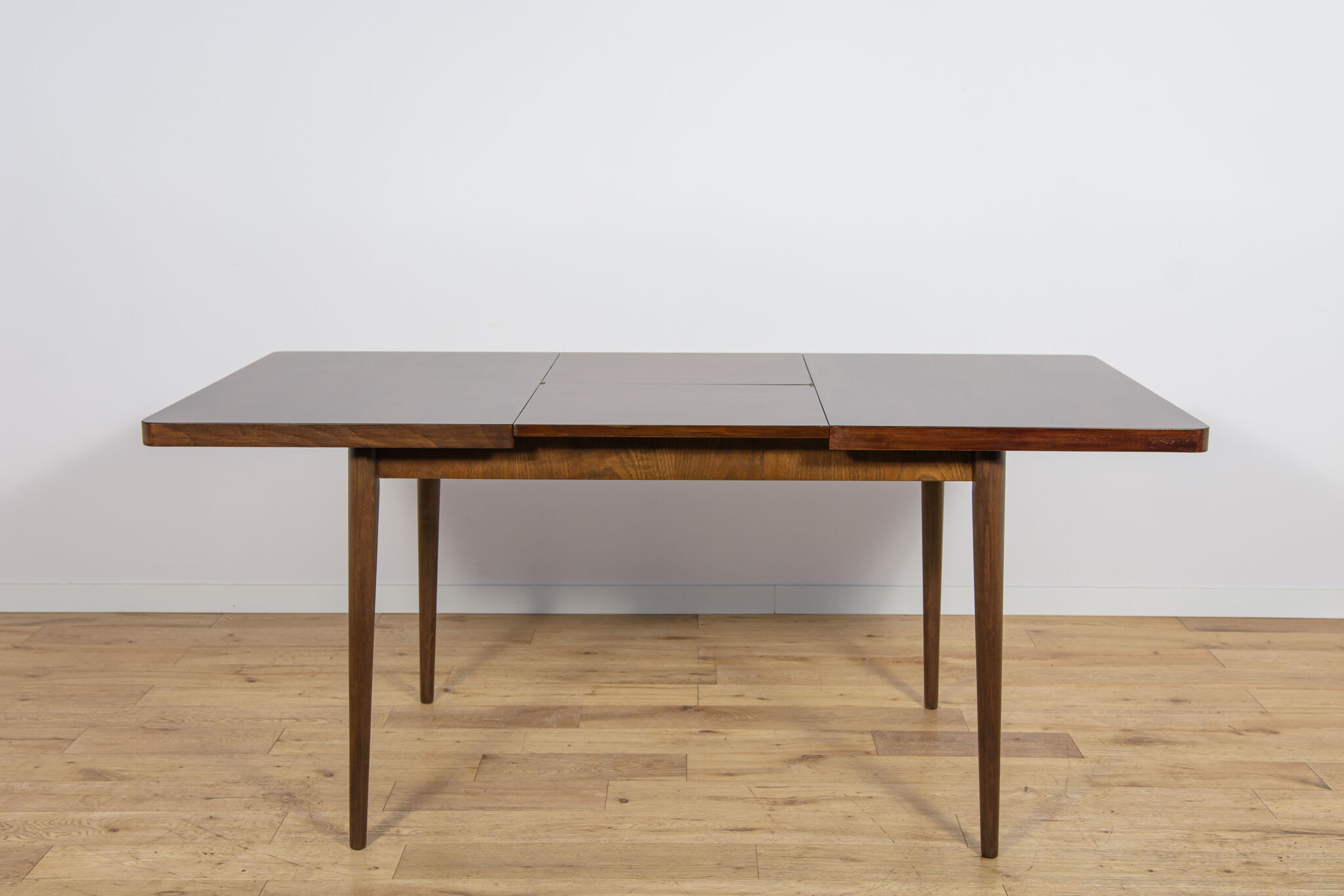 Mid Century Walnut Dining Table by Bohumil Landsman for Jitona, Czechoslovakia, 1960s