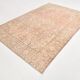 6x9 dusty pink wool persian rug 287x192cm