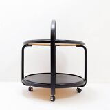 Mid-century blackened ash drinks cabinet - 20th century