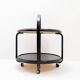 Mid-century blackened ash drinks cabinet - 20th century