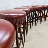 Vintage French barstools sixties 'Moulin Rouge'