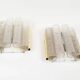 Pair of wall lamps in brass and glass by Doria Leuchten
