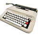 Machine à écrire underwood 319 beige vintage