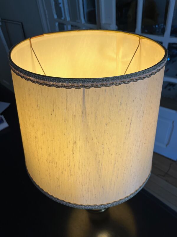 Lampe delmas noire et or