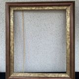 Antique style rectangular wooden frame 62 x 53 cm