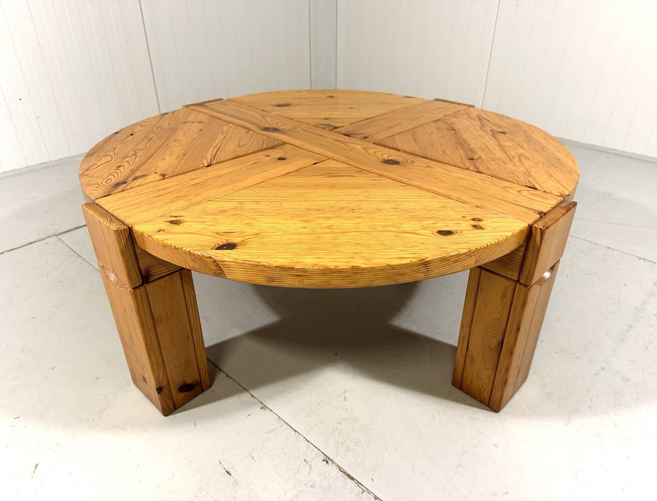 Karl Andersson & Söner pine coffee table with drawers, Sweden 1970’s