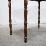 Vintage wooden desk side table