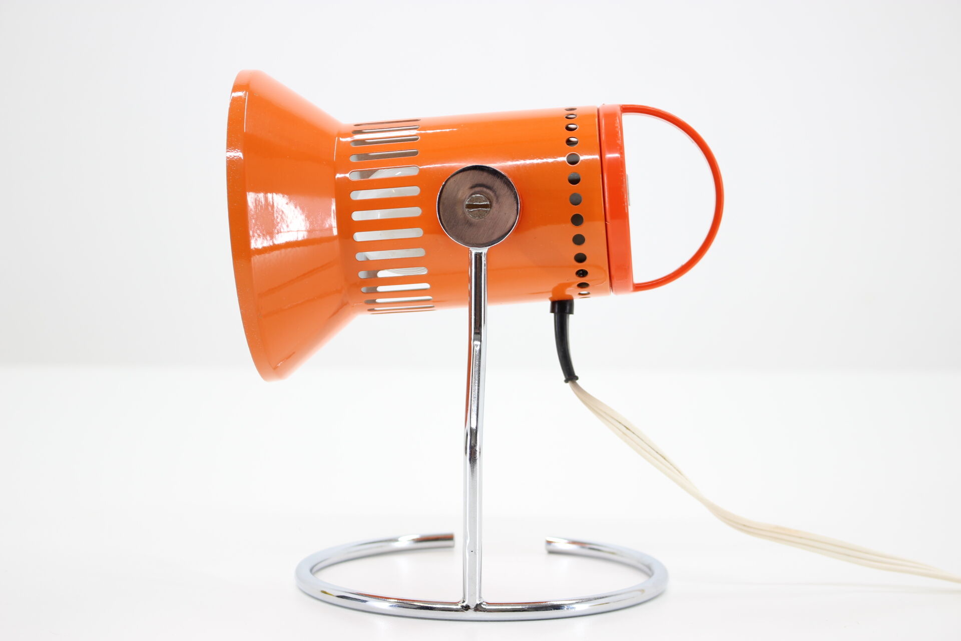 1970s Adjustable Orange Table Lamp, Czechoslovakia