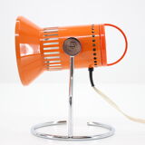 1970s Adjustable Orange Table Lamp, Czechoslovakia