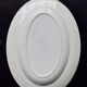 Vintage oval serving platter, Saint Amand earthenware, Nouvelle Usine Céramique