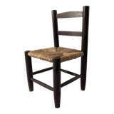 Straw chair for children