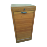 Small cabinet has curtain