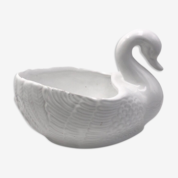 Vintage swan pot cover