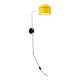 Yellow wall lamp Space Age by Arnold Berges for Staff – Germany, 1970s