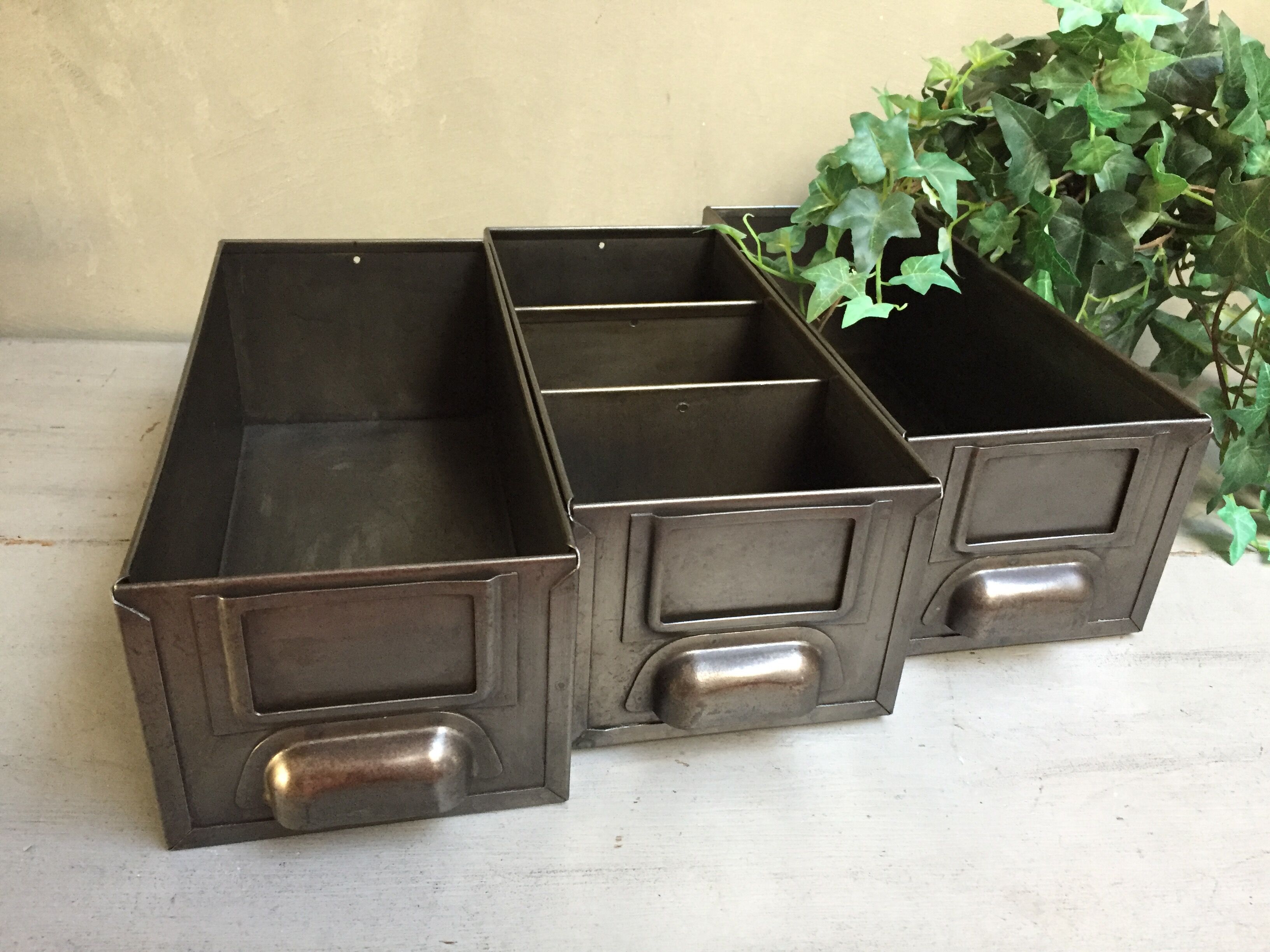 Lot of 3 industrial lockers