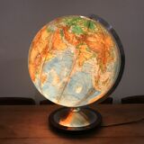 Globe en verre Illuminé de Columbus Paul Oestergaard 1950 vintage design