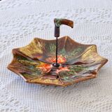 Large old ceramic umbrella tray