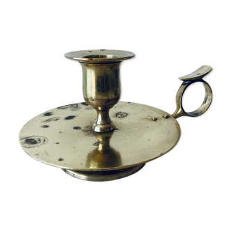 Old candle holder with handle