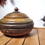 Large ethnic handcrafted wooden box