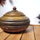 Large ethnic handcrafted wooden box