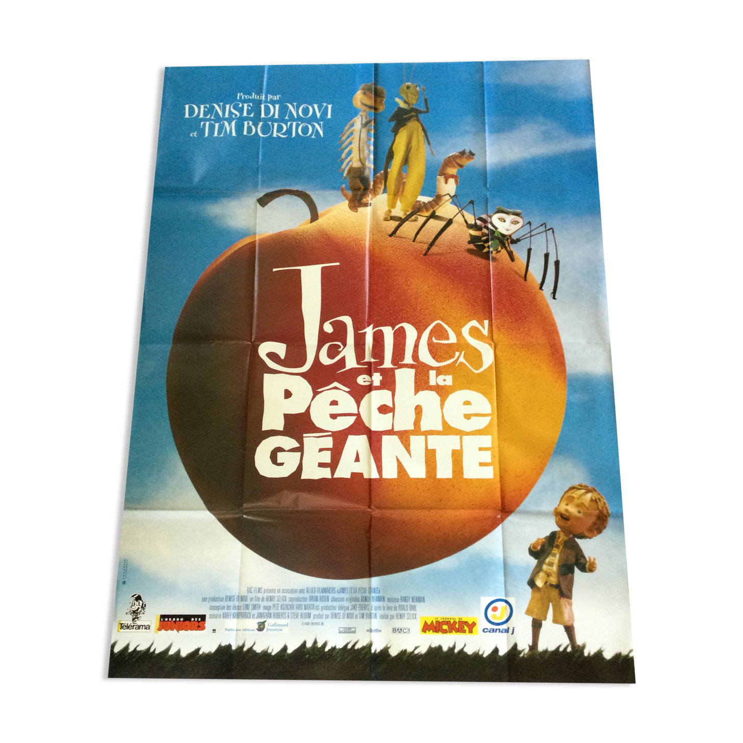 Poster of the film " James and the Giant Peach "