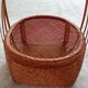 Asian woven bamboo basket