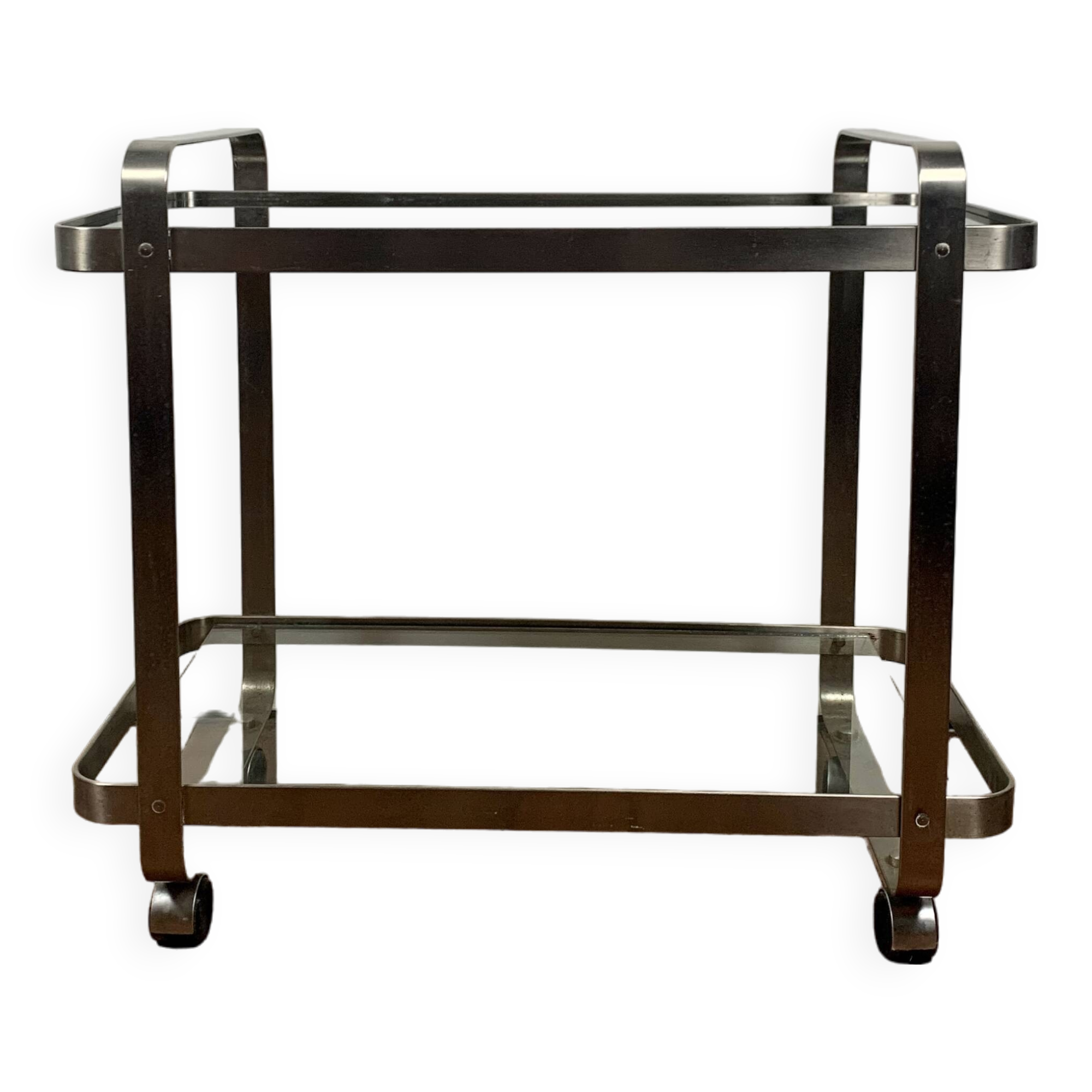 1960s-70s rolling trolley in the style of Martini & Rossi