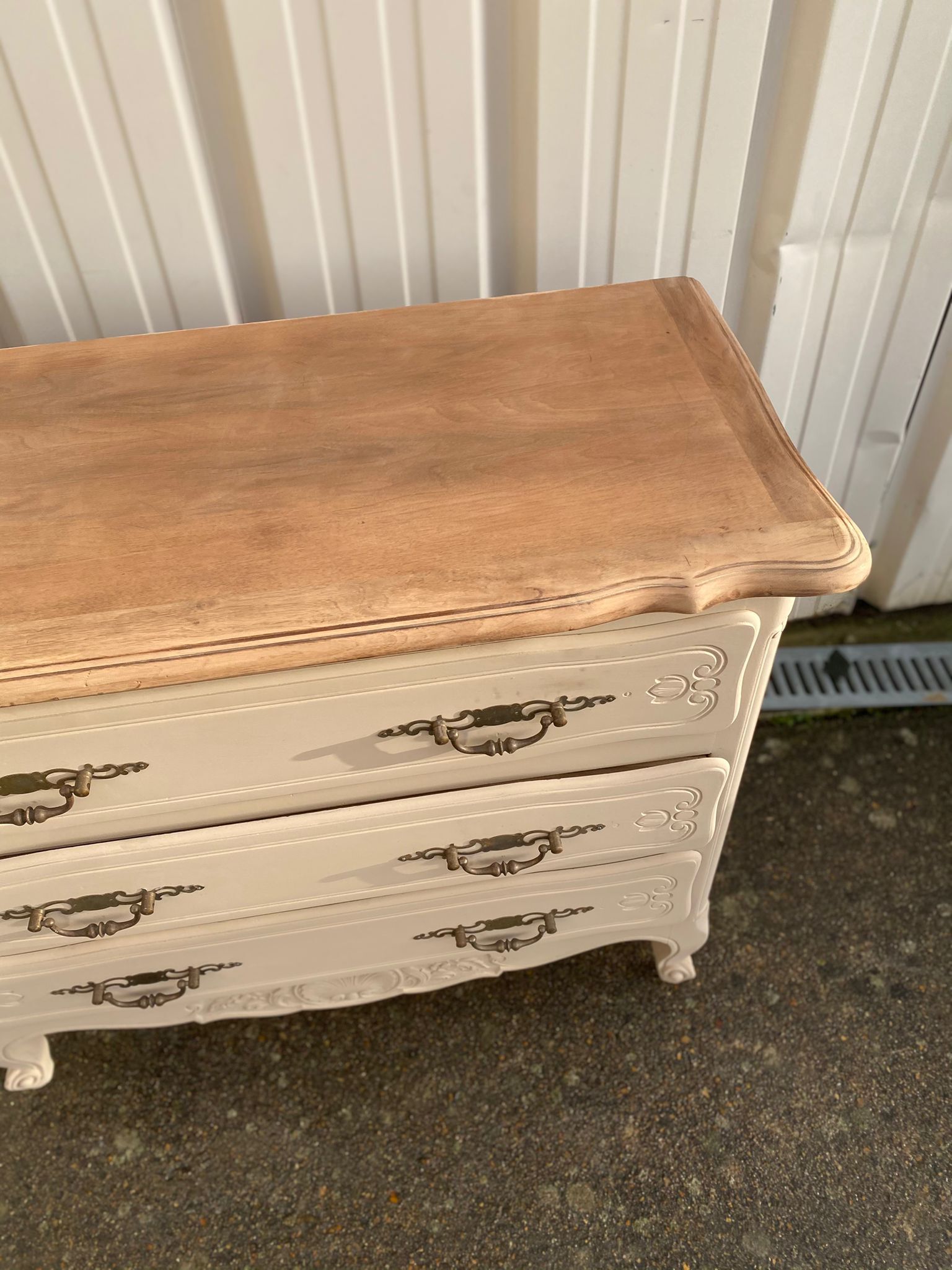 Dresser style Louis XV old painted