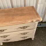 Dresser style Louis XV old painted