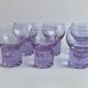 Set of 6 Alexandrit glasses designed by Sergio Asti for Arnolfo di Cambio,