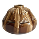 Glazed ceramic vase Art Deco signed Elgé