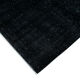 Handmade oriental overdyed 298 cm x 413 cm black wool carpet