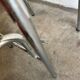 VINTAGE RED FORMICA STEP STOOL / KITCHEN STEP / MINI LADDER