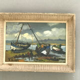 Tableau marine à l'huile