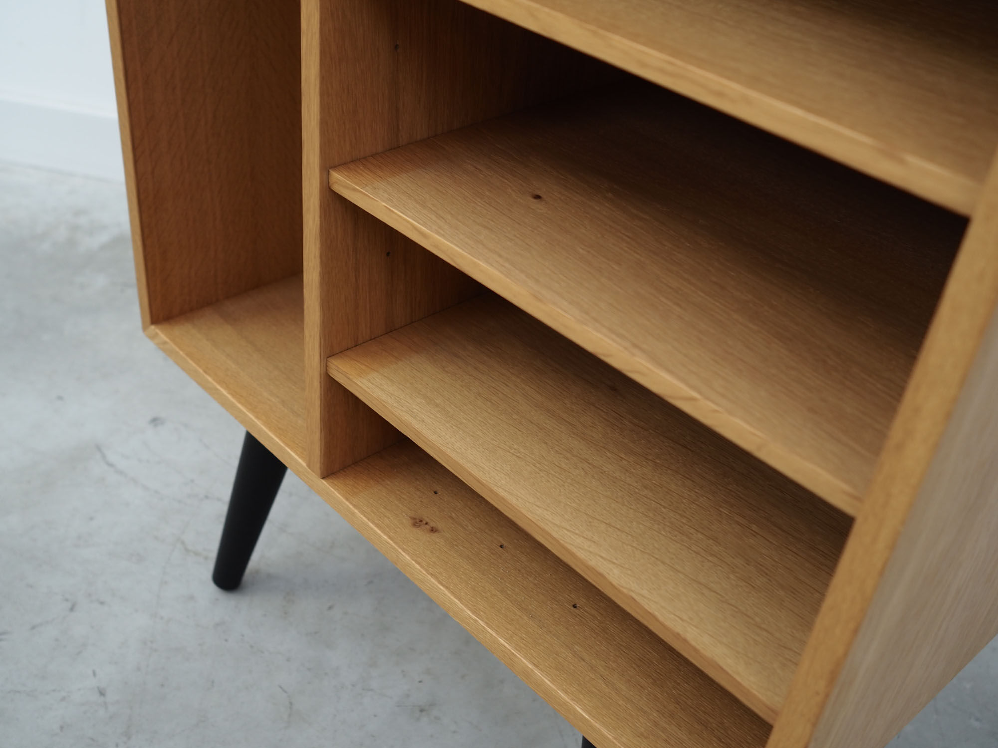Ash bookcase, Danish design, 70's, production: Denmark