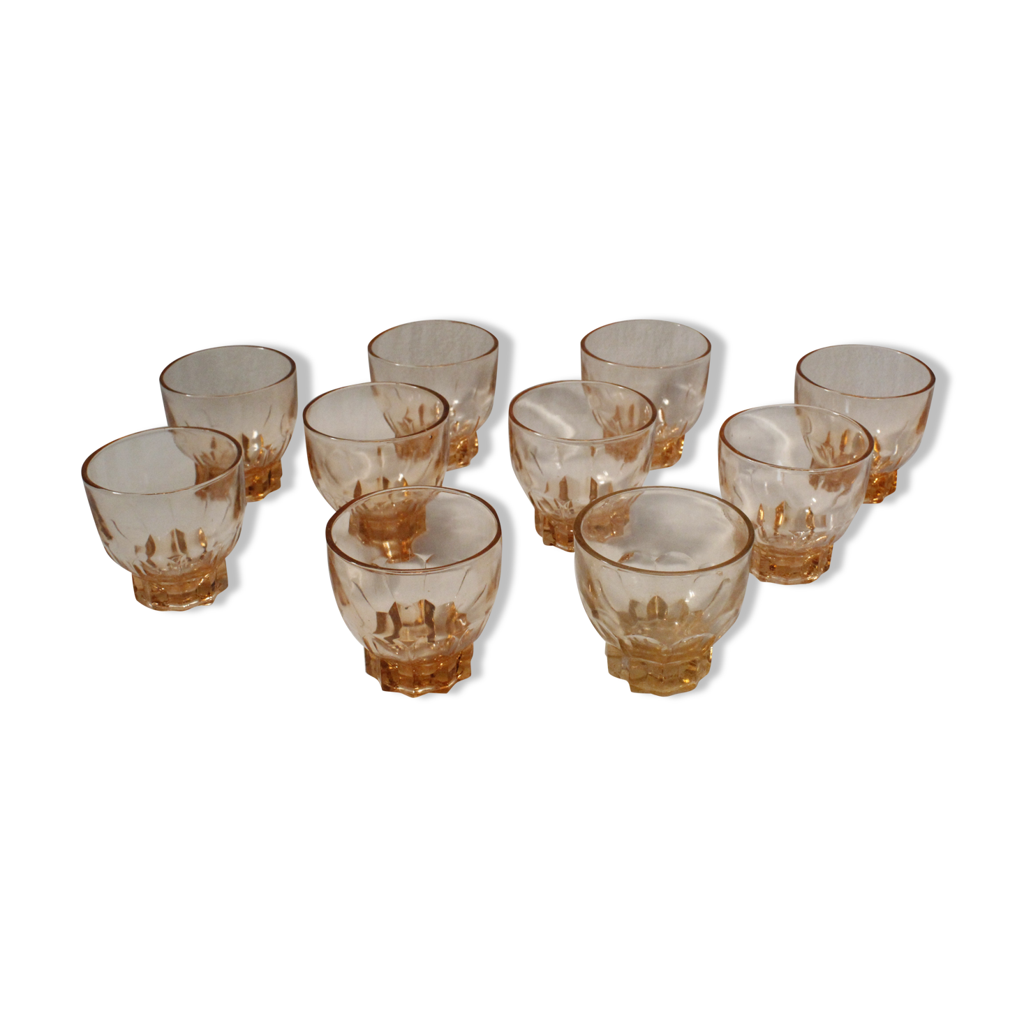 Set of 10 shot glasses - rosaline