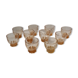 Set of 10 shot glasses - rosaline