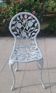 Chaise en fonte d'aluminium
