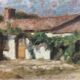 Tableau peinture ancienne J.P Ferrand Paysage