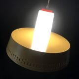 Pendant Lamp • Opaline & Perforated Metal • Jo Hammerborg • Fog & Mørup • 1960