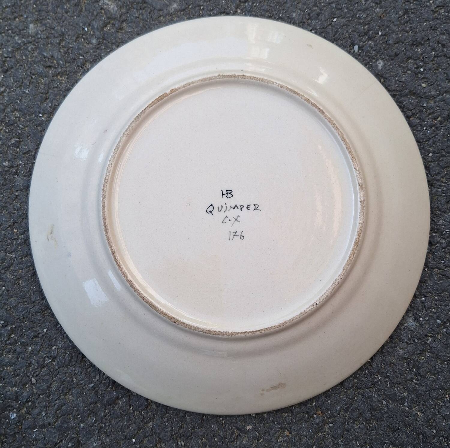 Set of 3 HB Quimper plates