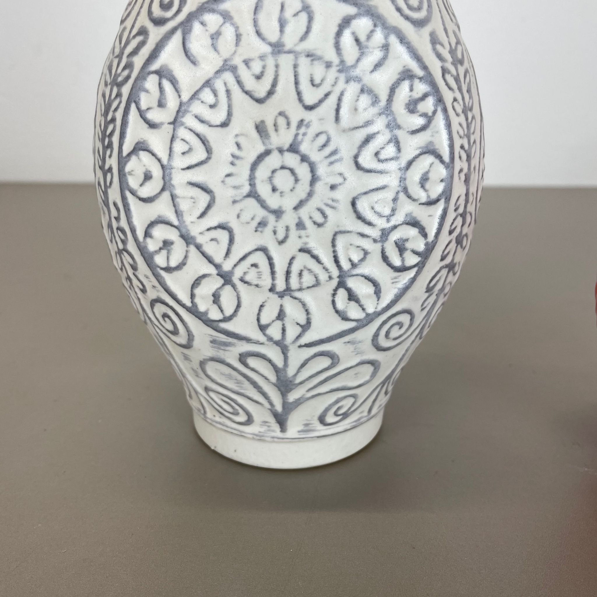 Set of 2 fat lava pottery vase made Bay Ceramics, Germany